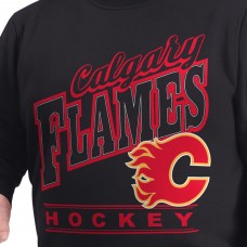 Calgary Flames G-III Sports by Carl Banks Black Adaptive Headliner Fleece Sweatshirt