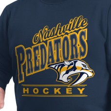 Nashville Predators G-III Sports by Carl Banks Navy Adaptive Headliner Fleece Sweatshirt