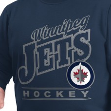 Кофта Winnipeg Jets G-III Sports by Carl Banks Navy Adaptive Headliner Fleece