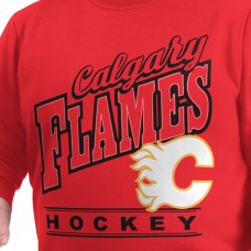 Calgary Flames G-III Sports by Carl Banks Red Adaptive Headliner Fleece Sweatshirt