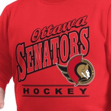 Ottawa Senators G-III Sports by Carl Banks Red Adaptive Headliner Fleece Sweatshirt