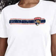 Женская футболка Florida Panthers Starter White Team Stripe