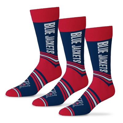 Unisex Columbus Blue Jackets Starter Navy Rally Cry 3-Pack Socks Set