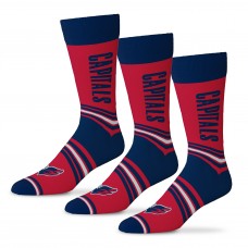 Unisex Washington Capitals Starter Red Rally Cry 3-Pack Socks Set