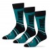 Unisex San Jose Sharks Starter Teal Rally Cry 3-Pack Socks Set