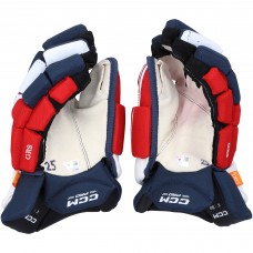 Alexander Ovechkin Washington Capitals Autographed Fanatics Authentic Game-Used Navy/Red CCM Gloves from the 2024-25 NHL Season - HH98515469-70