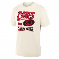 Carolina Hurricanes Fanatics Cream Legacy T-Shirt Carolina Hurricanes Fanatics Cream Legacy T-Shirt