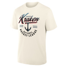 Seattle Kraken Fanatics Cream Legacy T-Shirt Seattle Kraken Fanatics Cream Legacy T-Shirt
