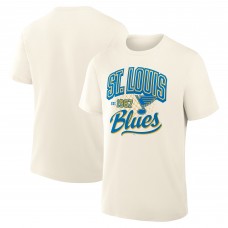 St. Louis Blues Fanatics Cream Legacy T-Shirt