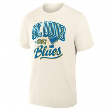 St. Louis Blues Fanatics Cream Legacy T-Shirt