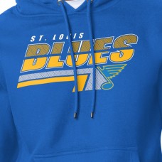 St. Louis Blues Starter Blue Logo Push Fleece Hoodie