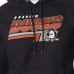 Толстовка Anaheim Ducks Starter Black Logo Push Fleece