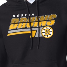 Толстовка Boston Bruins Starter Black Logo Push Fleece