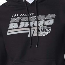 Los Angeles Kings Starter Black Logo Push Fleece Hoodie