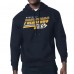 Nashville Predators Starter Navy Logo Push Fleece Hoodie