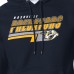 Nashville Predators Starter Navy Logo Push Fleece Hoodie