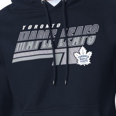 Toronto Maple Leafs Starter Blue Logo Push Fleece Hoodie