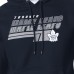 Toronto Maple Leafs Starter Blue Logo Push Fleece Hoodie