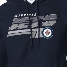 Толстовка Winnipeg Jets Starter Navy Logo Push Fleece