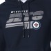 Толстовка Winnipeg Jets Starter Navy Logo Push Fleece