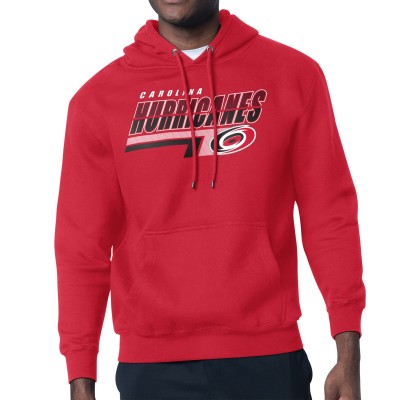 Carolina Hurricanes Starter Red Logo Push Fleece Hoodie