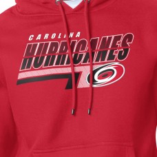 Carolina Hurricanes Starter Red Logo Push Fleece Hoodie Carolina Hurricanes Starter Red Logo Push Fleece Hoodie