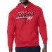 Detroit Red Wings Starter Red Logo Push Fleece Hoodie