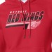 Detroit Red Wings Starter Red Logo Push Fleece Hoodie