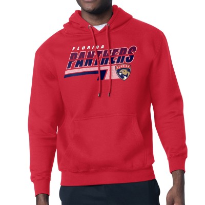 Толстовка Florida Panthers Starter Red Logo Push Fleece