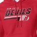 Толстовка New Jersey Devils Starter Red Logo Push Fleece