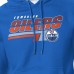 Edmonton Oilers Starter Royal Logo Push Fleece Hoodie
