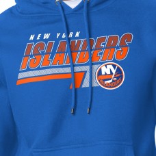 New York Islanders Starter Royal Logo Push Fleece Hoodie