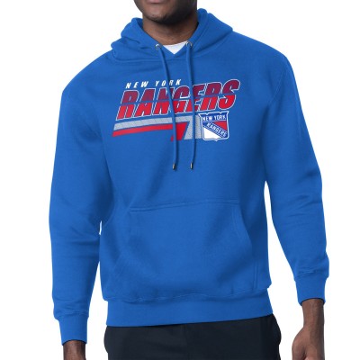 Толстовка New York Rangers Starter Royal Logo Push Fleece