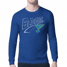 St. Louis Blues Starter Blue Modern Tailsweep Long Sleeve T-Shirt