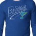St. Louis Blues Starter Blue Modern Tailsweep Long Sleeve T-Shirt