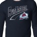 Футболка с длинным рукавом Colorado Avalanche Starter Navy Modern Tailsweep
