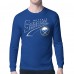 Buffalo Sabres Starter Royal Modern Tailsweep Long Sleeve T-Shirt