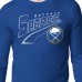 Buffalo Sabres Starter Royal Modern Tailsweep Long Sleeve T-Shirt