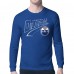 Edmonton Oilers Starter Royal Modern Tailsweep Long Sleeve T-Shirt