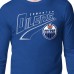 Edmonton Oilers Starter Royal Modern Tailsweep Long Sleeve T-Shirt