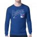New York Rangers Starter Blue Modern Tailsweep Long Sleeve T-Shirt New York Rangers Starter Blue Modern Tailsweep Long Sleeve T-Shirt