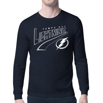 Футболка Tampa Bay Lightning Starter Blue Modern Tailsweep Long Sleeve