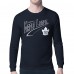 Toronto Maple Leafs Starter Blue Modern Tailsweep Long Sleeve T-Shirt