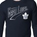 Toronto Maple Leafs Starter Blue Modern Tailsweep Long Sleeve T-Shirt