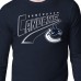 Vancouver Canucks Starter Blue Modern Tailsweep Long Sleeve T-Shirt