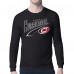 Carolina Hurricanes Starter Black Modern Tailsweep Long Sleeve T-Shirt