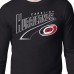 Carolina Hurricanes Starter Black Modern Tailsweep Long Sleeve T-Shirt