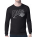 Los Angeles Kings Starter Black Modern Tailsweep Long Sleeve T-Shirt