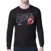 Футболка с длинным рукавом New Jersey Devils Starter Black Modern Tailsweep