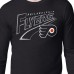 Футболка с длинным рукавом Philadelphia Flyers Starter Black Modern Tailsweep